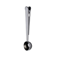Load image into Gallery viewer, Fashion Multifunction Kitchen Supplies Coffee Scoop With Clip Stainless Steel Tea Coffee Measuring Cup Coffee Spoon