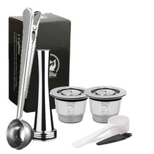 Load image into Gallery viewer, iCafilas Vip Link For Nespresso Reutilisable Refillable Capsule Crema Espresso Reusable New Refillable For Nespresso