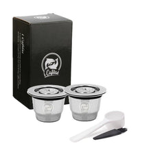 Load image into Gallery viewer, iCafilas Vip Link For Nespresso Reutilisable Refillable Capsule Crema Espresso Reusable New Refillable For Nespresso