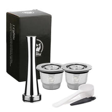 Load image into Gallery viewer, iCafilas Vip Link For Nespresso Reutilisable Refillable Capsule Crema Espresso Reusable New Refillable For Nespresso